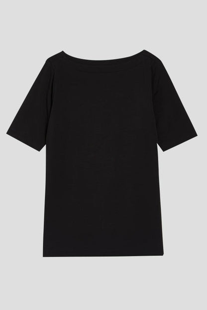 Bella Boatneck Tee - Black | Universal Standard