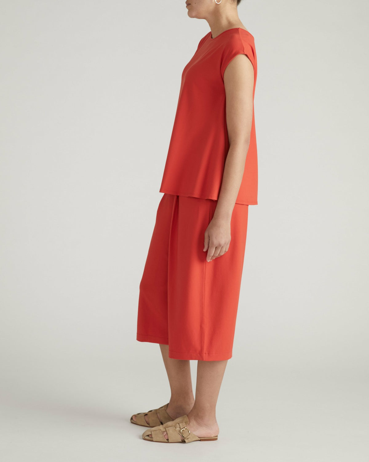 Heatwave Divine Jersey Flared Top - Shoreline Sunset | Universal Standard