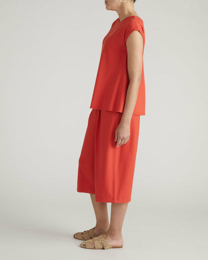 Heatwave Divine Jersey Flared Top - Shoreline Sunset | Universal Standard