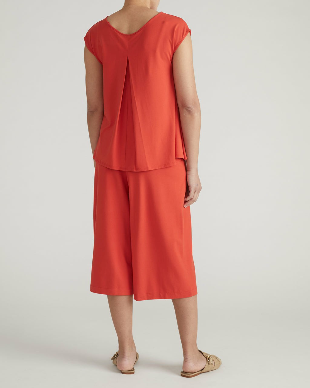 Heatwave Divine Jersey Flared Top - Shoreline Sunset | Universal Standard