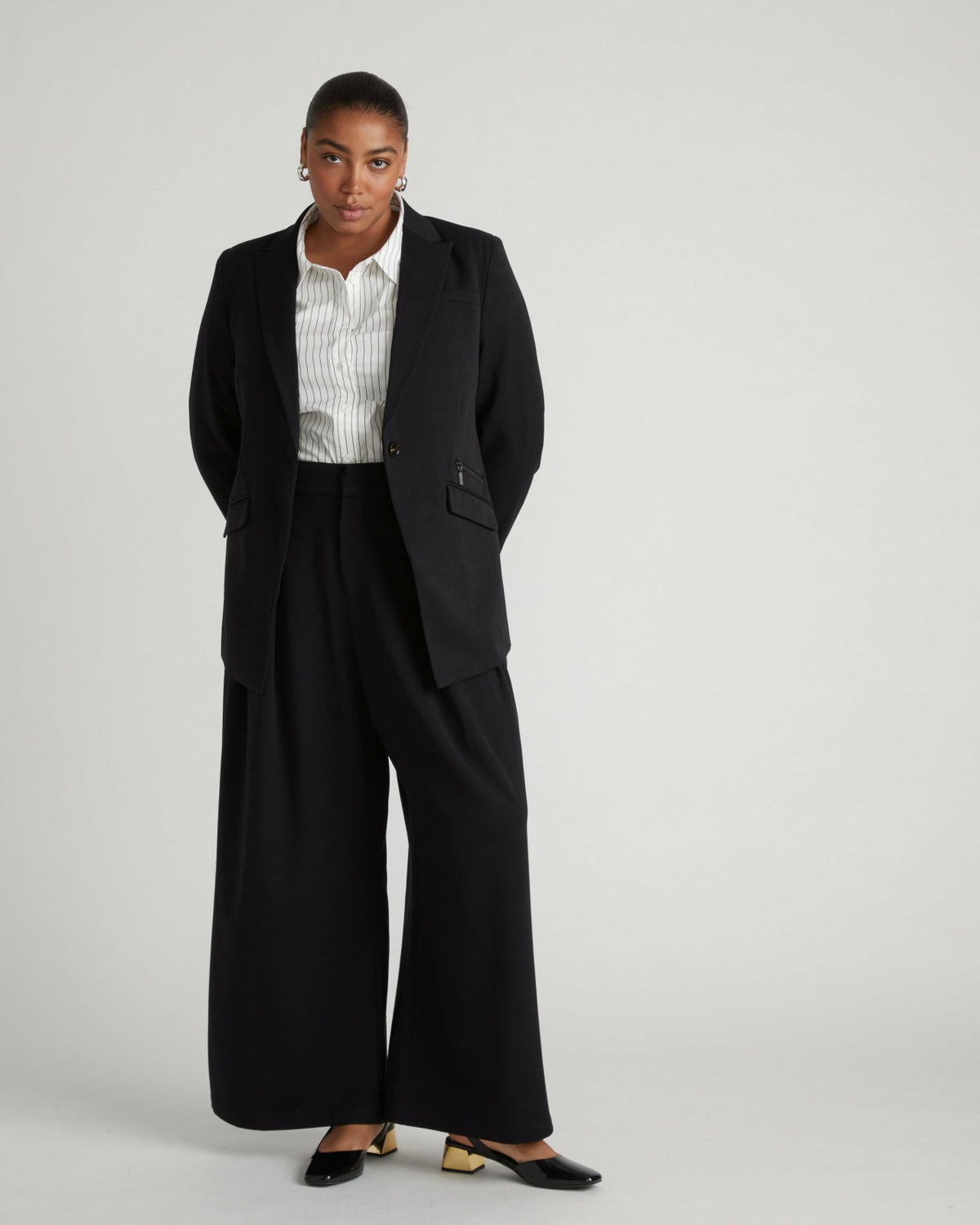 All Day Palais Wide Leg Pants - Black | Universal Standard
