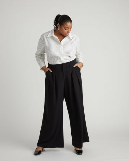 All Day Palais Wide Leg Pants - Black | Universal Standard
