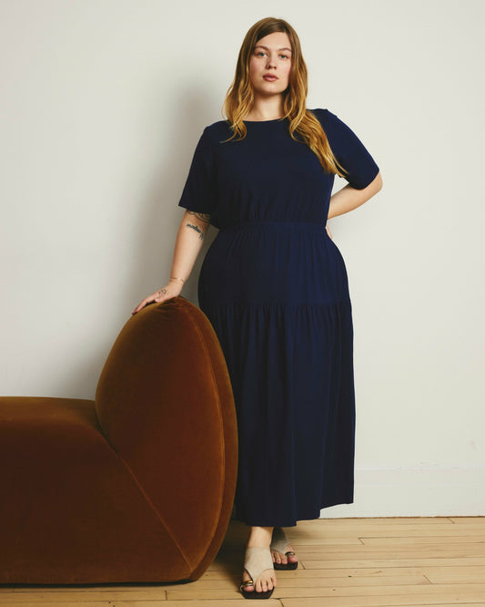 Thea Divine Jersey Midi Dress - Cenote | Universal Standard