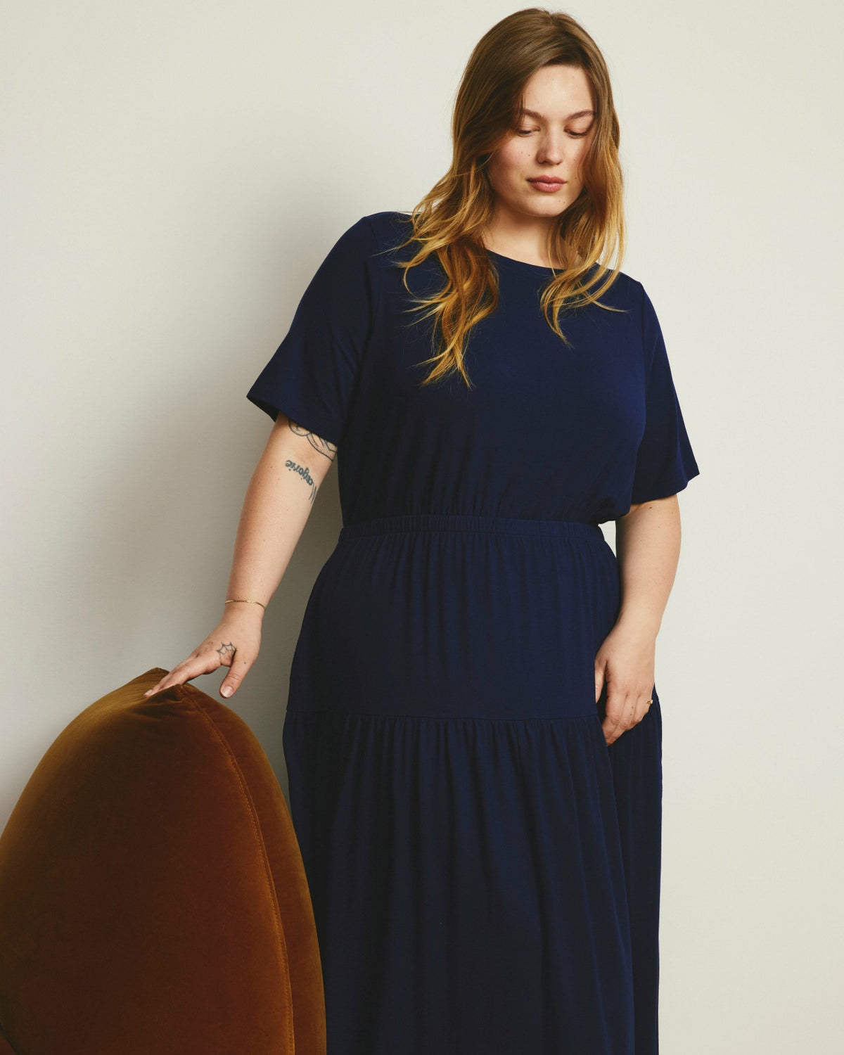 Thea Divine Jersey Midi Dress - Cenote | Universal Standard