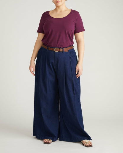 Scoop Neck Tee - Gamay | Universal Standard