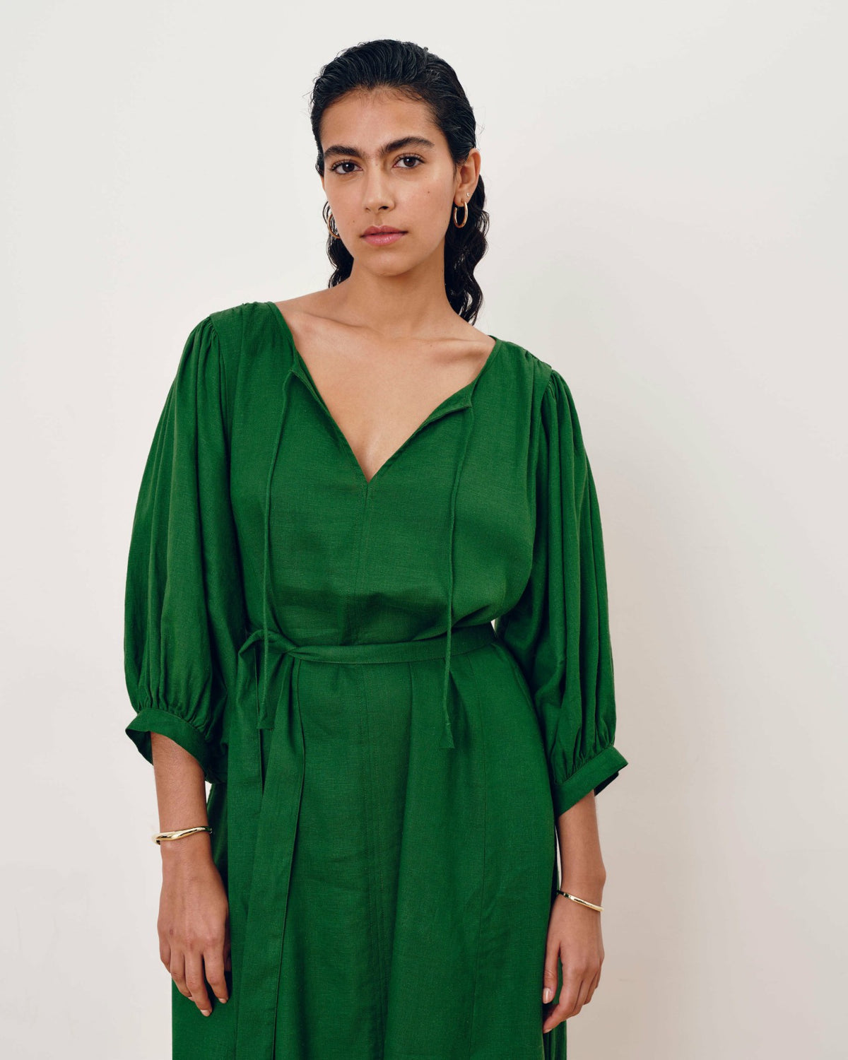 Amparo Linen Blend Dress - Jardin | Universal Standard
