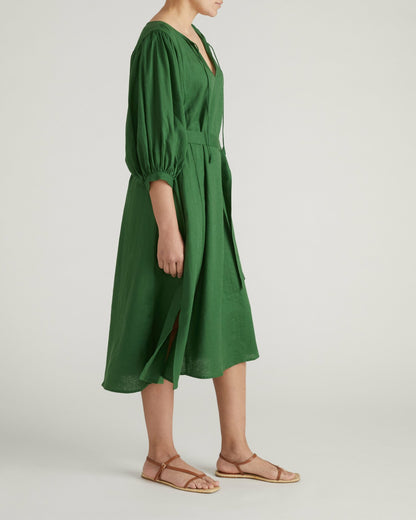 Amparo Linen Blend Dress - Jardin | Universal Standard