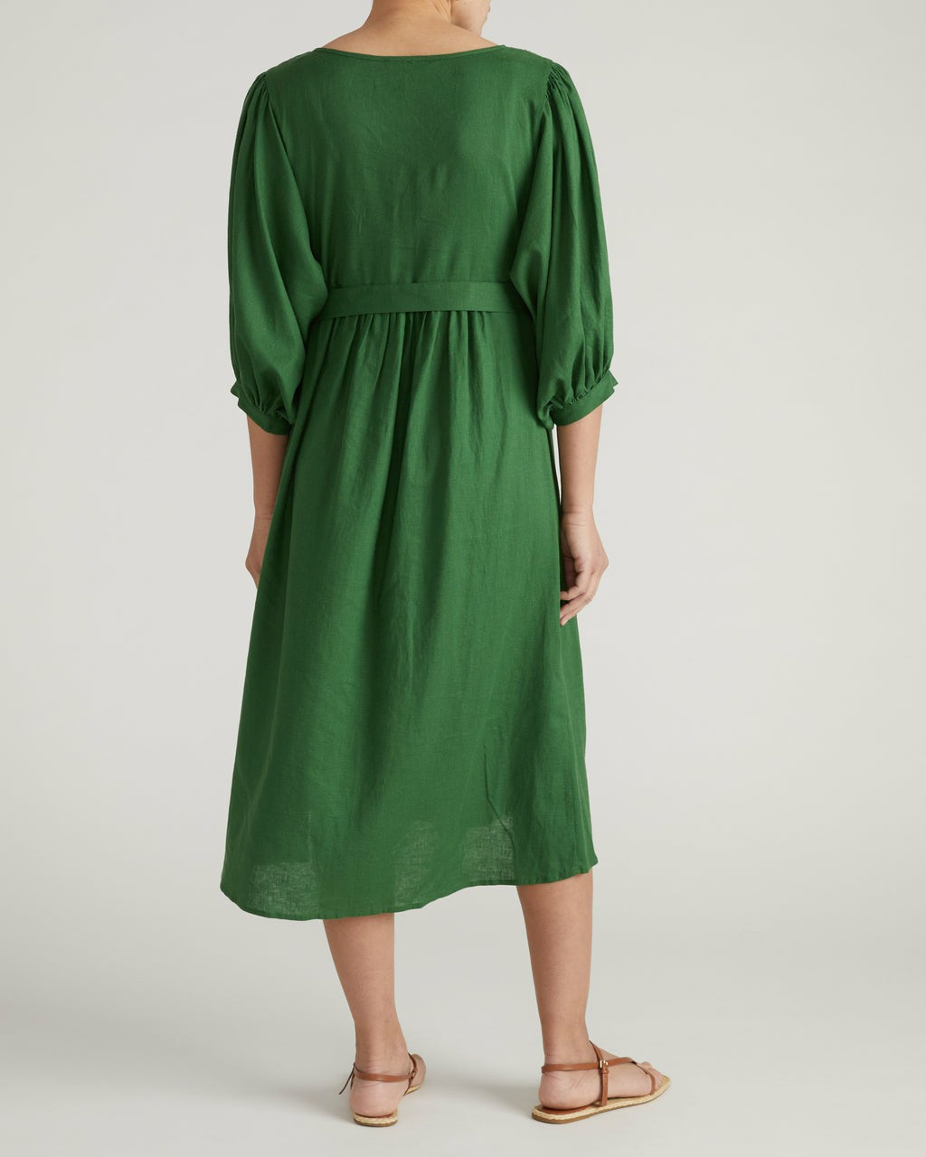 Amparo Linen Blend Dress - Jardin | Universal Standard