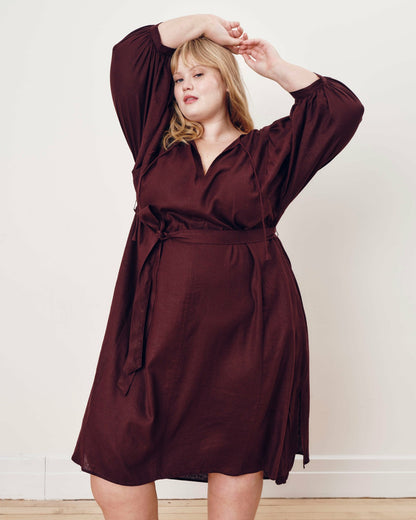 Amparo Linen Blend Dress - Brulee | Universal Standard