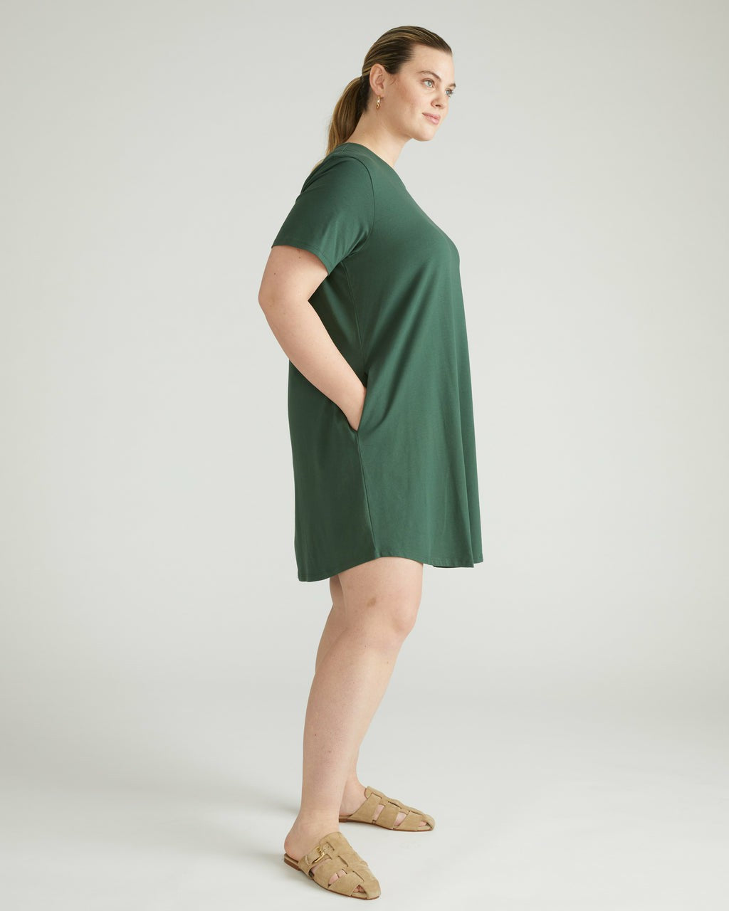 Halie T-Shirt Dress - Conifer | Universal Standard