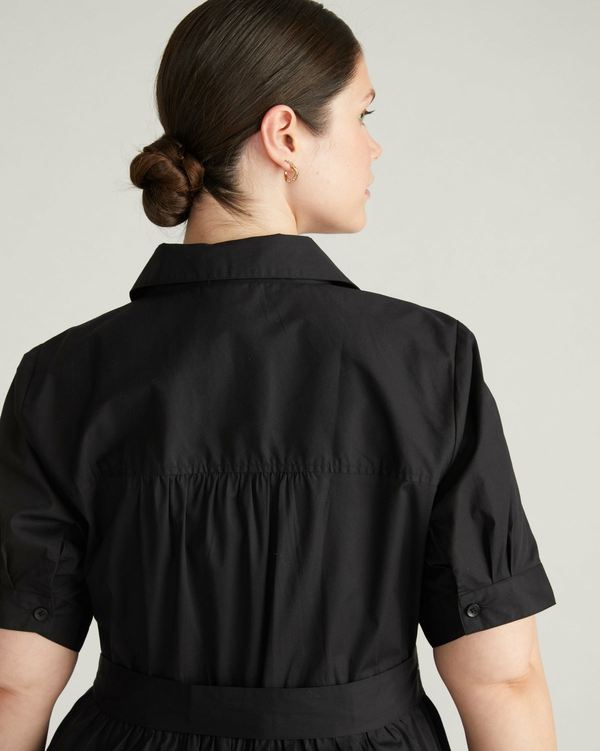City Poplin Shirtdress - Black | Universal Standard