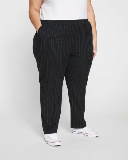 The Pinstripe Pant - Graphite | Universal Standard