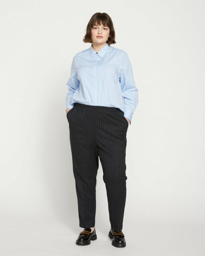 The Pinstripe Pant - Graphite | Universal Standard