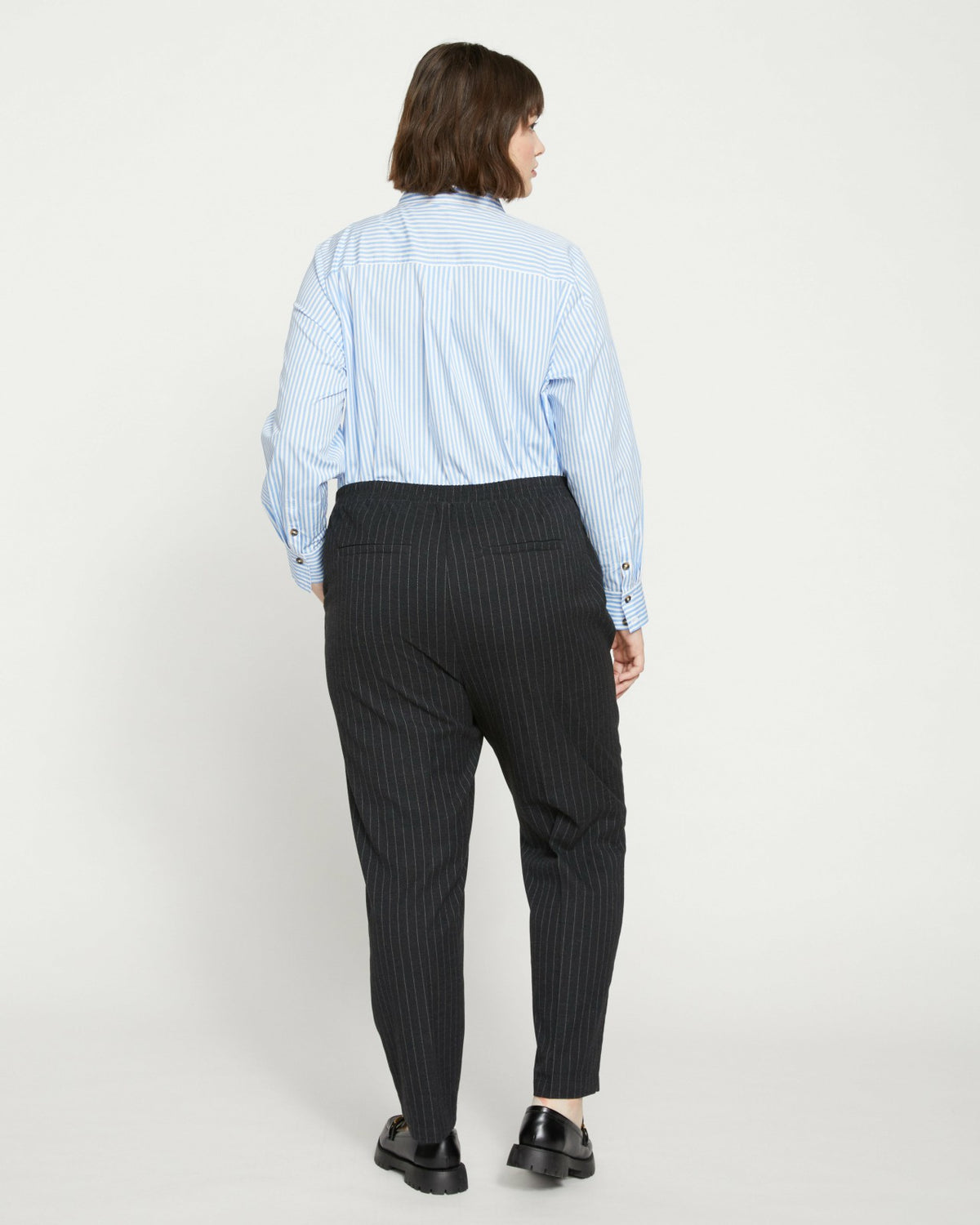 The Pinstripe Pant - Graphite | Universal Standard