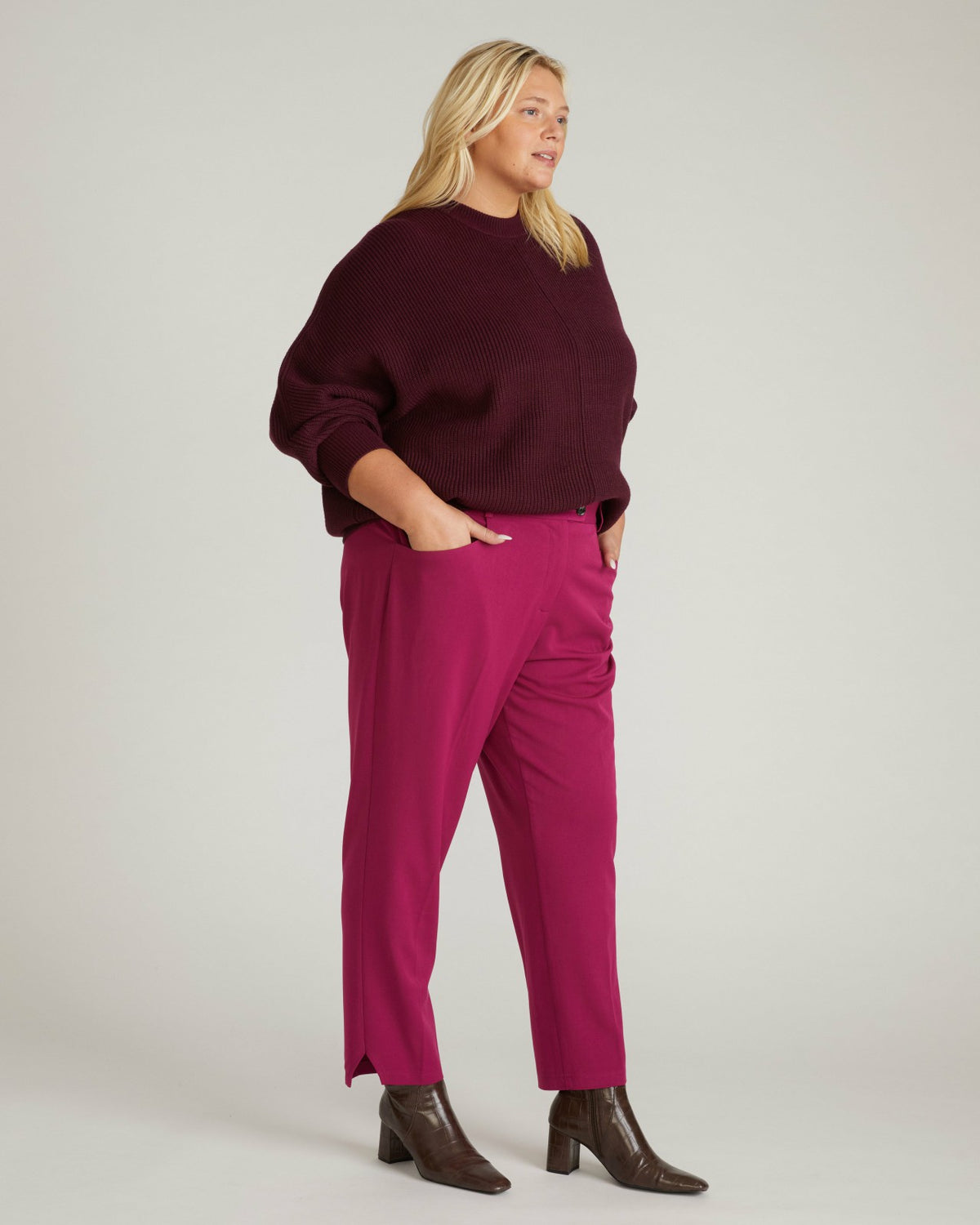 All Day Mercer Tapered Leg Pants - Goji Berry | Universal Standard