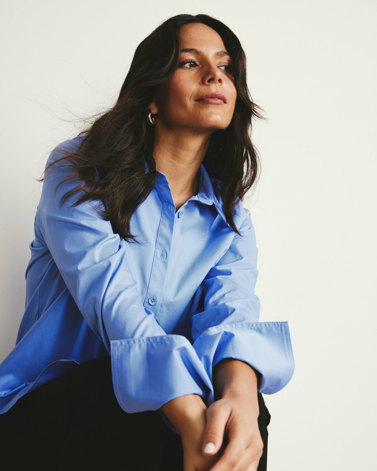 Henning x US Madison Shirt - Soft Blue | Universal Standard