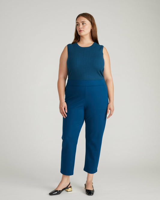 Smart Signature Ponte Pants - Deep Teal | Universal Standard