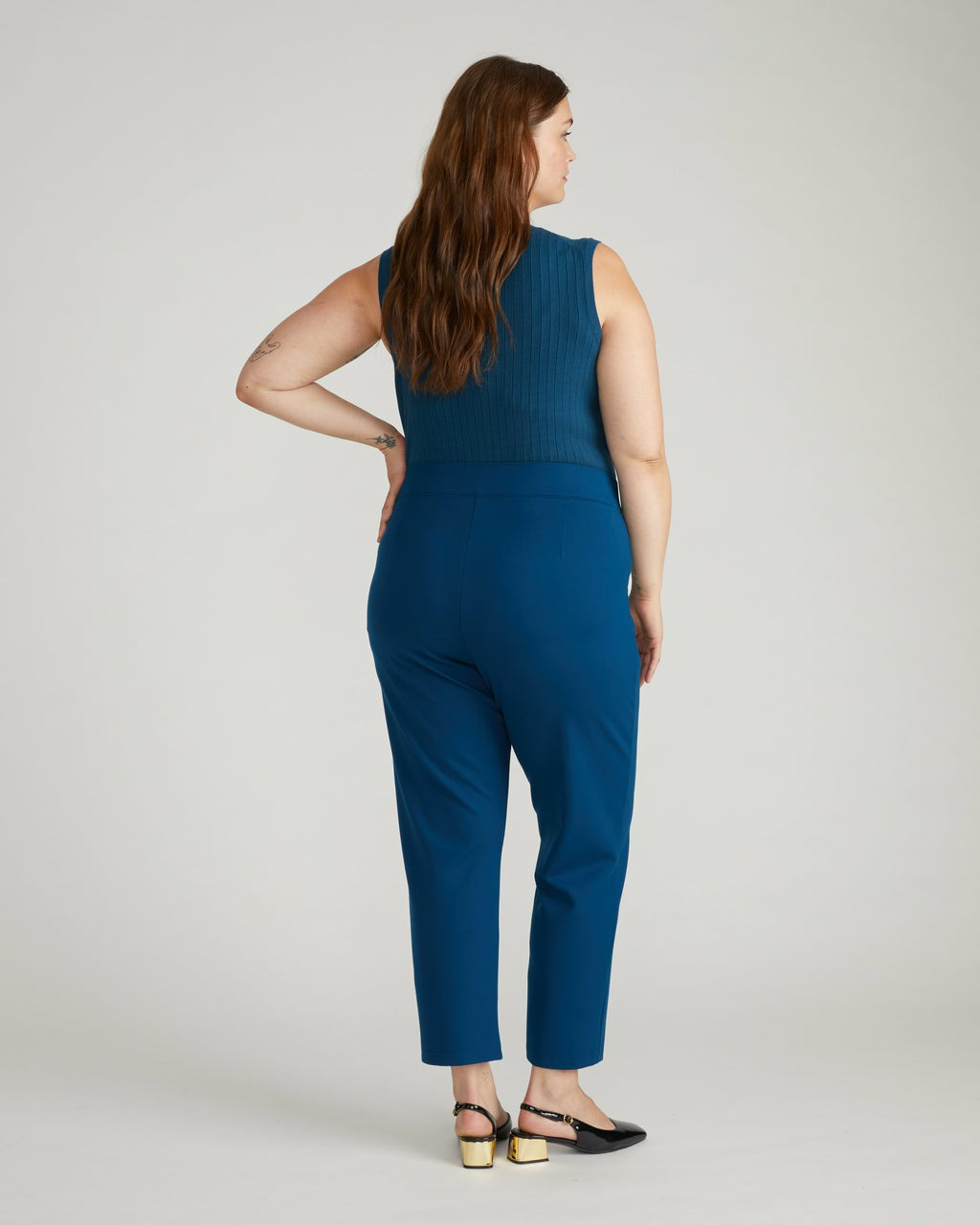 Smart Signature Ponte Pants - Deep Teal | Universal Standard