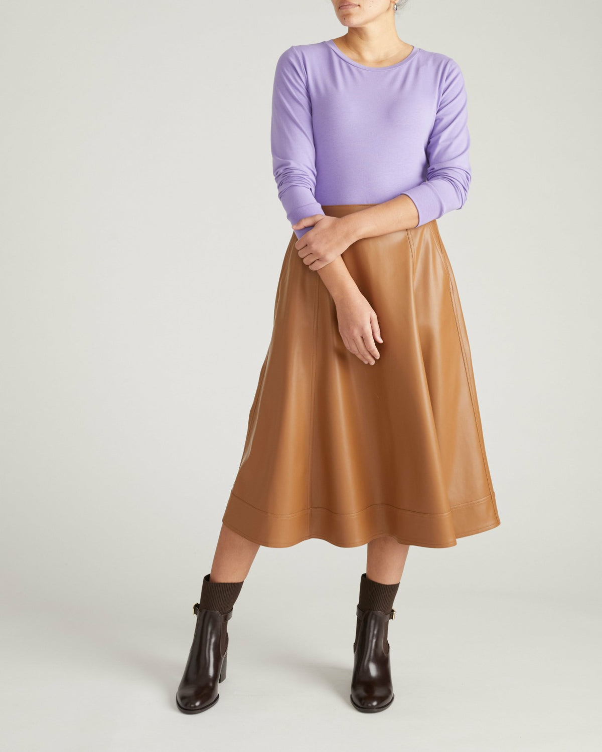 Long Sleeve Tee Rex - Purple Posey | Universal Standard