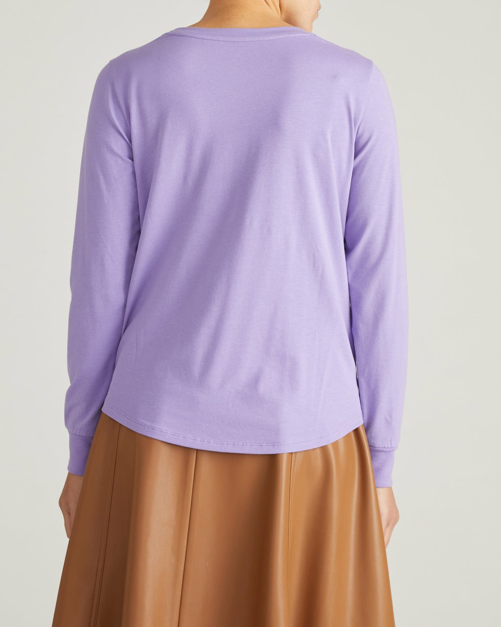 Long Sleeve Tee Rex - Purple Posey | Universal Standard