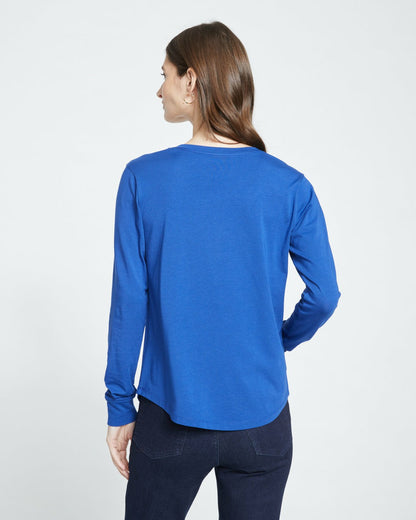 Long Sleeve V Rex - Lapis | Universal Standard