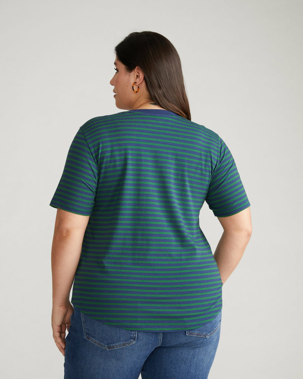 V Rex - Cenote/Jardin Stripe | Universal Standard