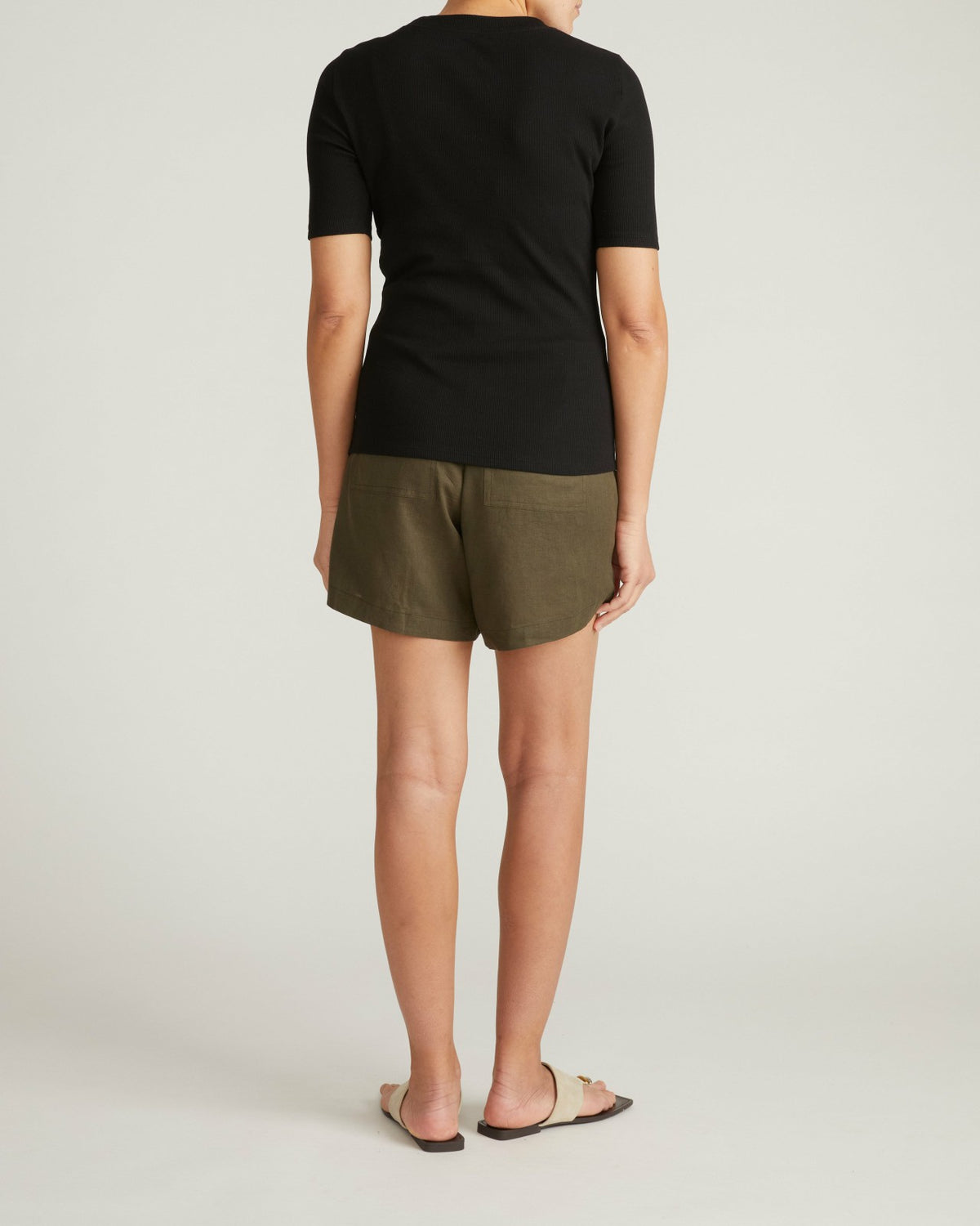 Classic Ribbed Tee - Black | Universal Standard