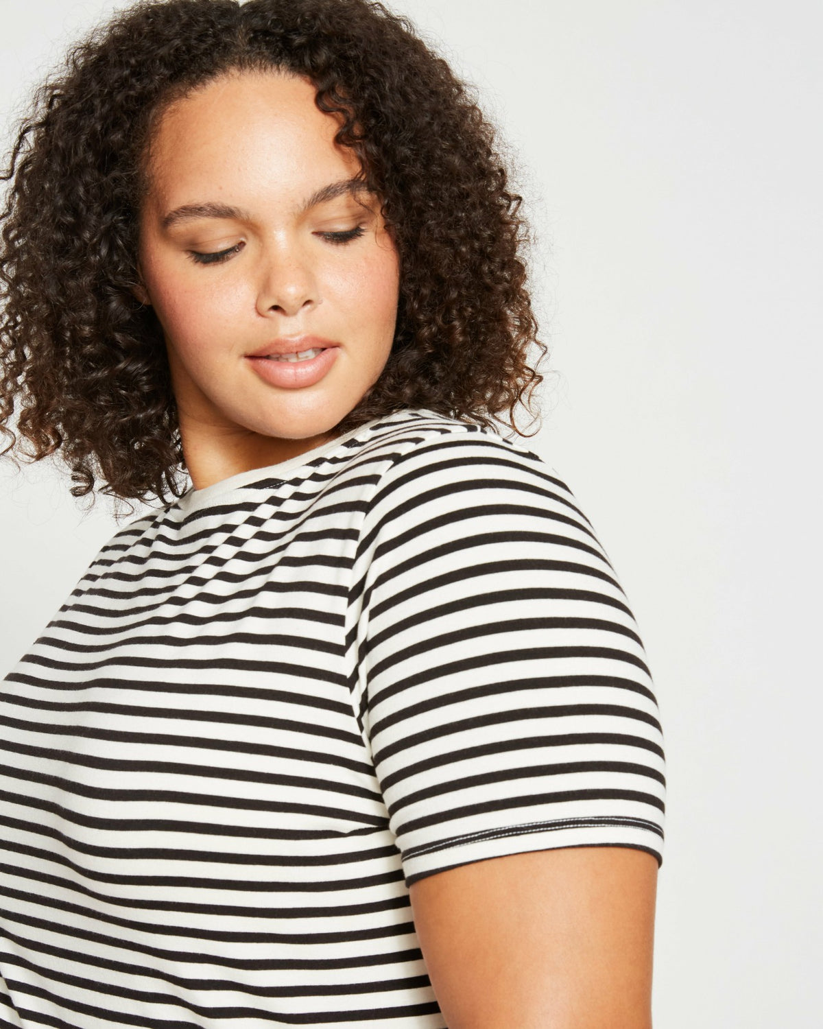 Tee Rex - Ecru/Black Stripe | Universal Standard