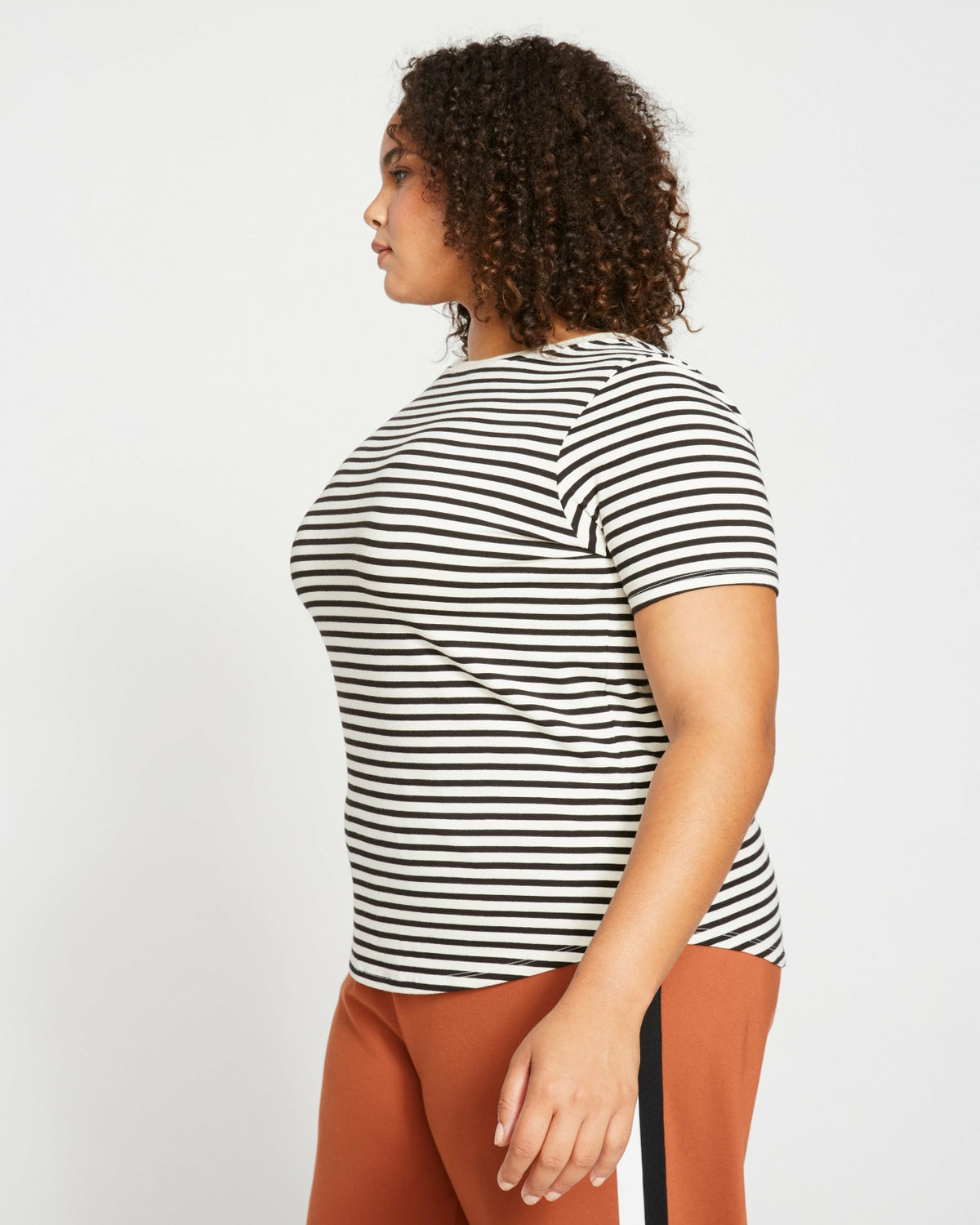Tee Rex - Ecru/Black Stripe | Universal Standard