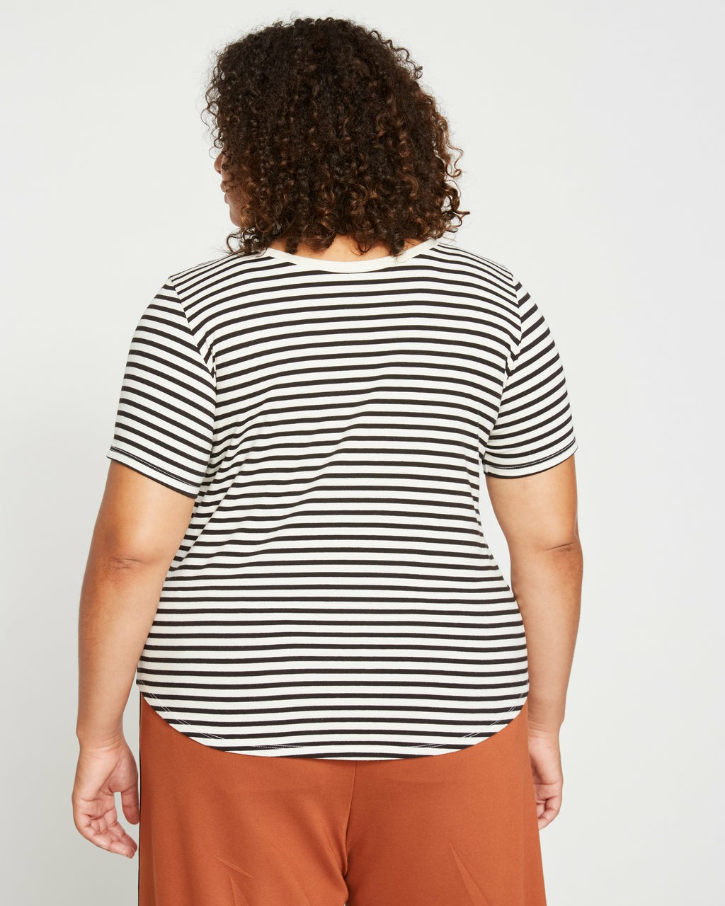 Tee Rex - Ecru/Black Stripe | Universal Standard