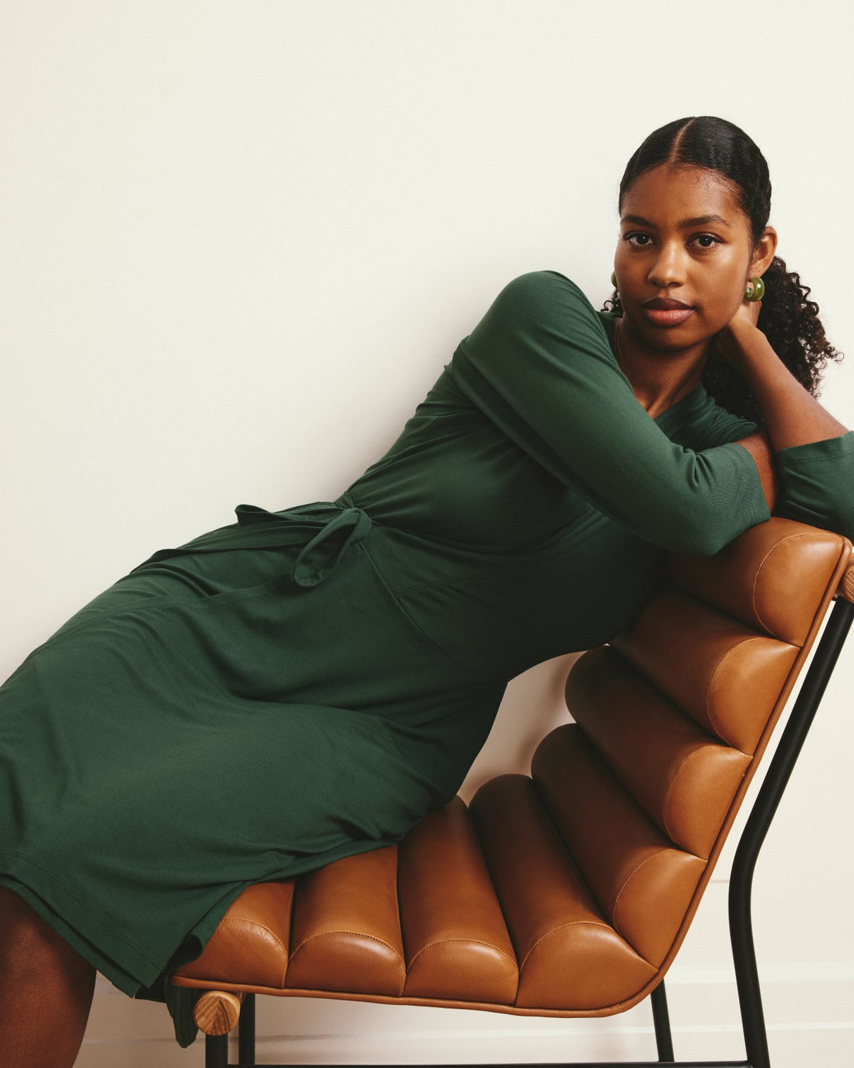 The Divine Jersey Wrap Dress - Conifer | Universal Standard