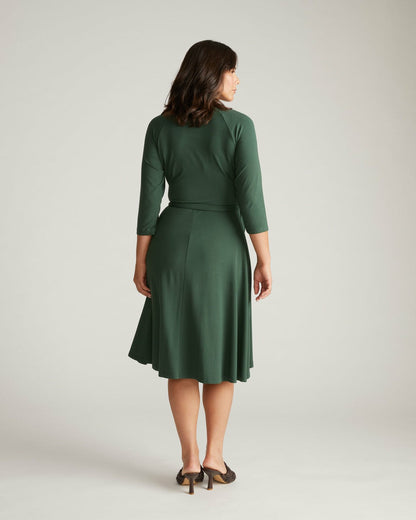 The Divine Jersey Wrap Dress - Conifer | Universal Standard