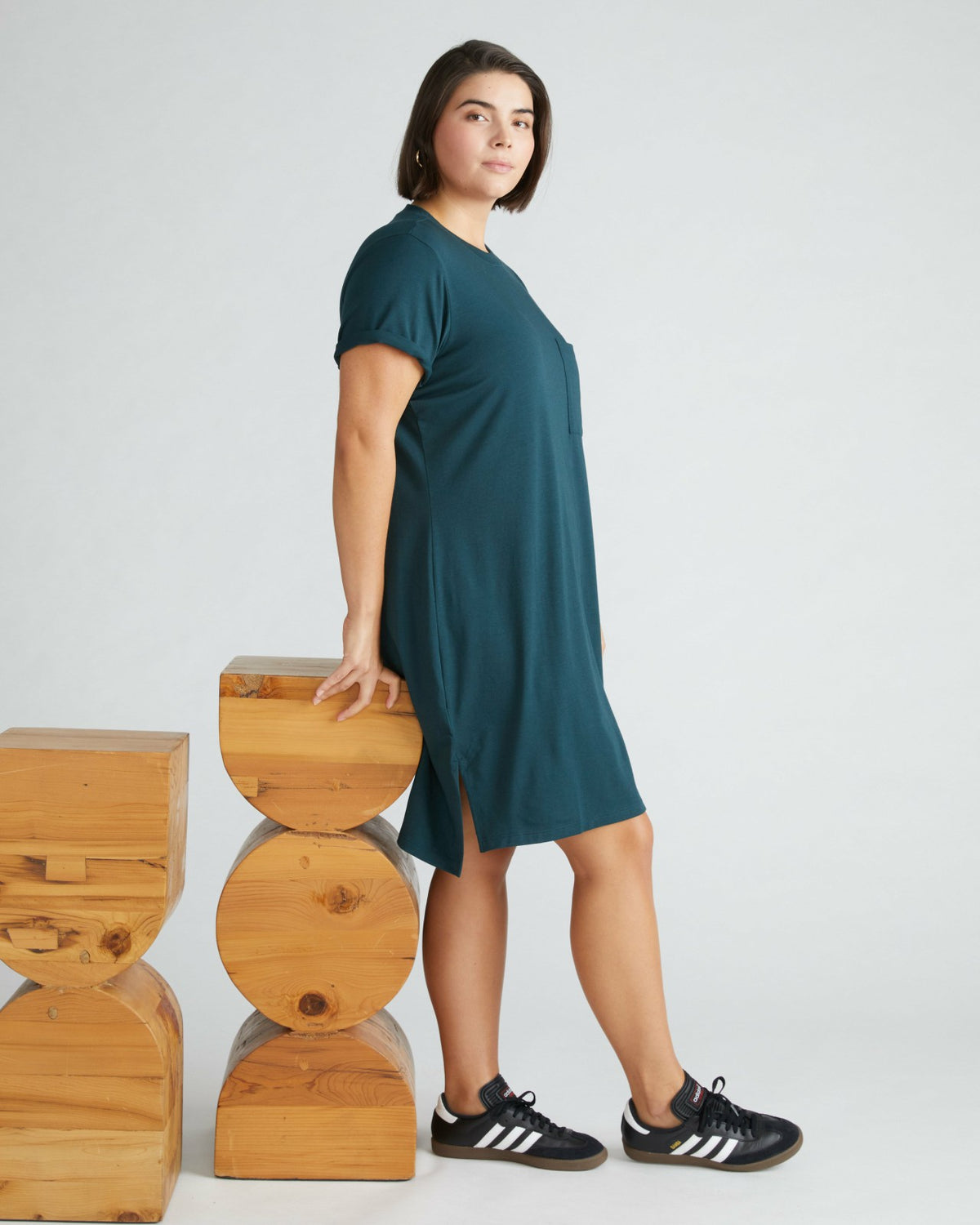 Garcon Tee Dress - Deep Sea | Universal Standard