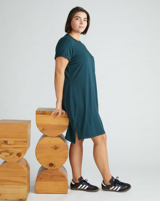 Garcon Tee Dress - Deep Sea | Universal Standard
