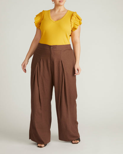 Magnolia Ribbed Top - Goldenrod | Universal Standard