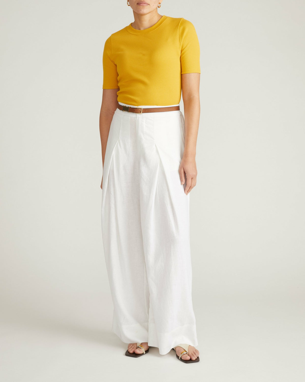 Classic Ribbed Tee - Goldenrod | Universal Standard