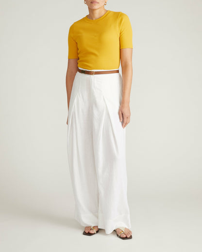 Classic Ribbed Tee - Goldenrod | Universal Standard