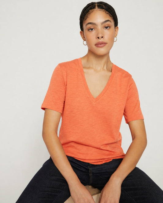 Light-As-Air V Rex - Italian Orange | Universal Standard