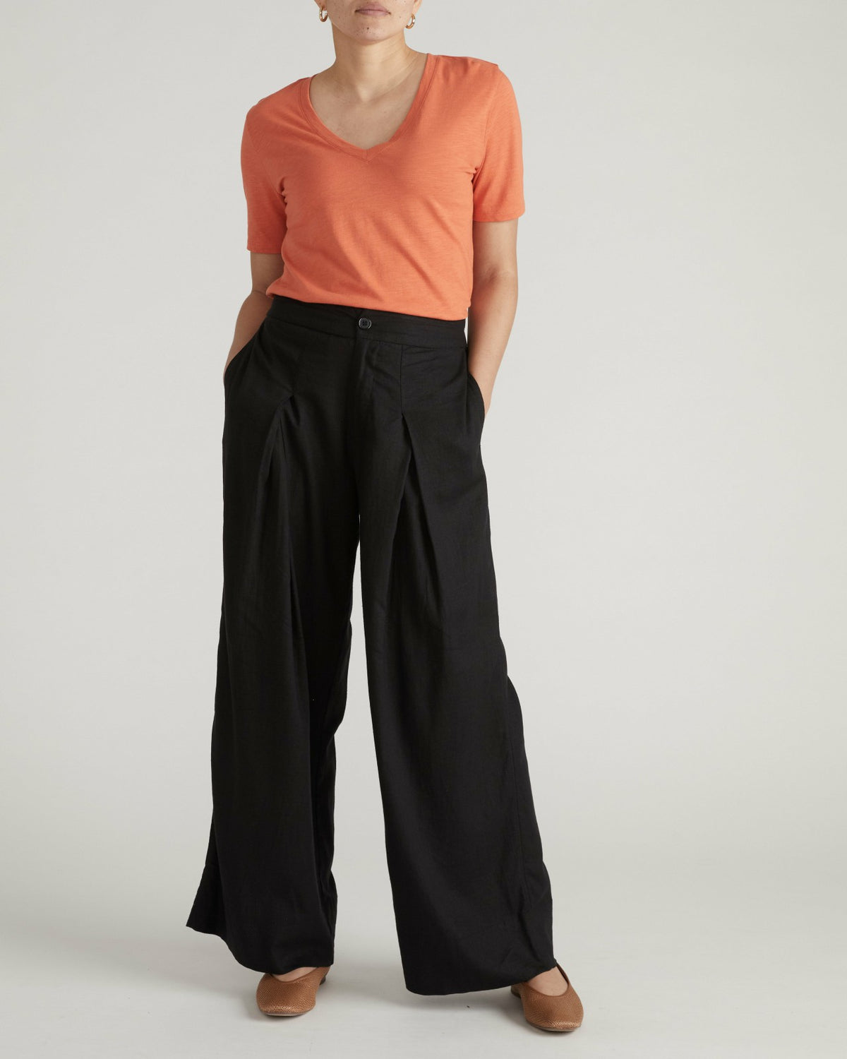 Light-As-Air V Rex - Italian Orange | Universal Standard