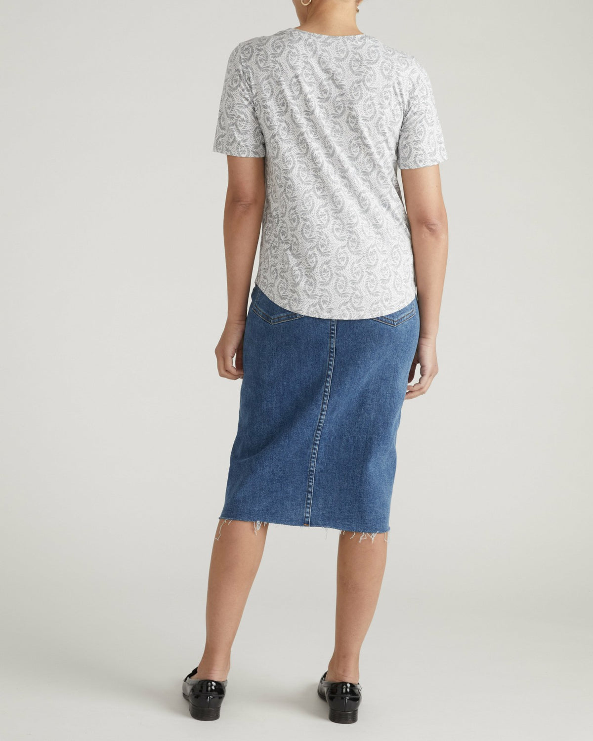 Light-As-Air Tee Rex - Faded Print | Universal Standard