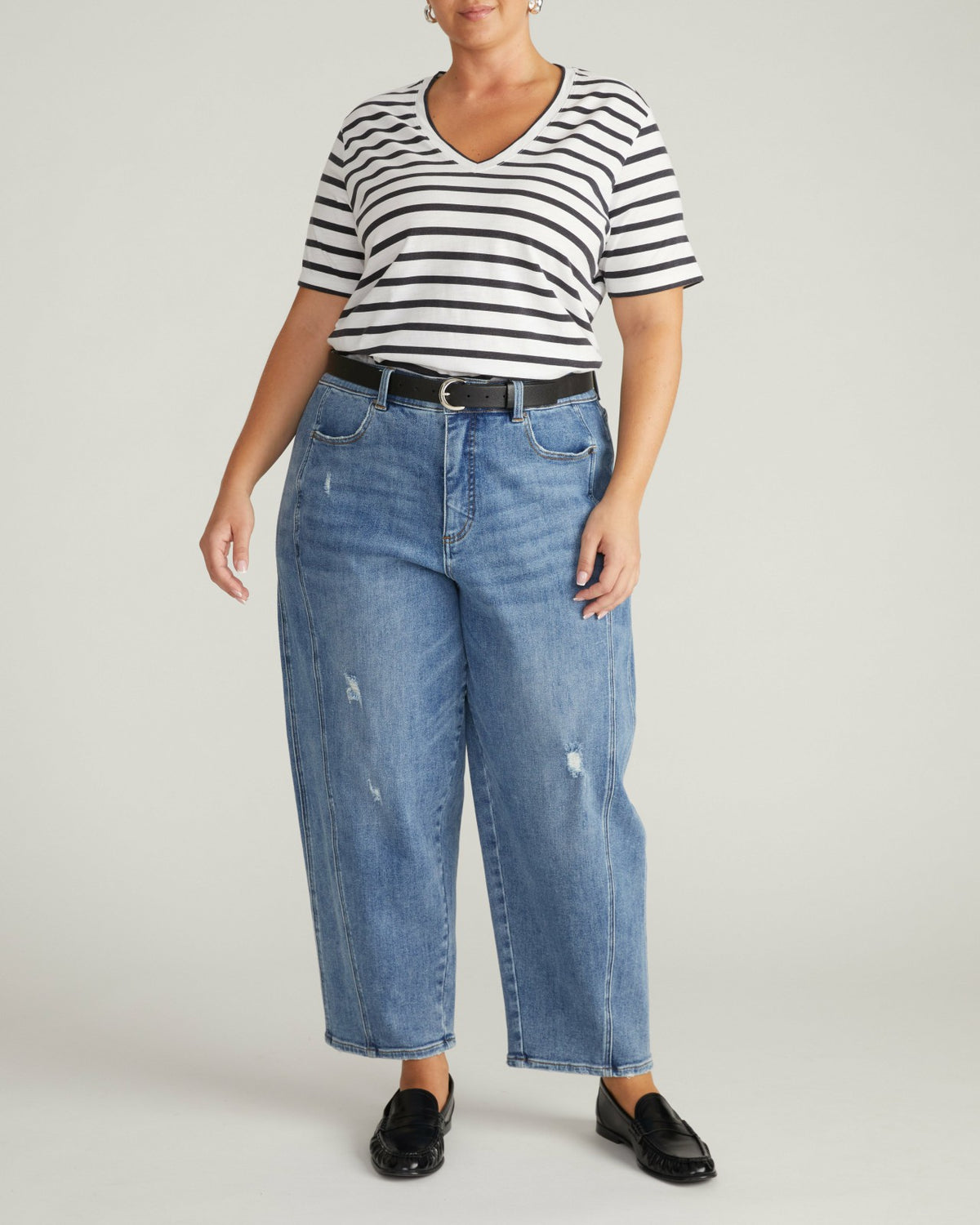 Light-As-Air V Rex - Zen Stripe | Universal Standard