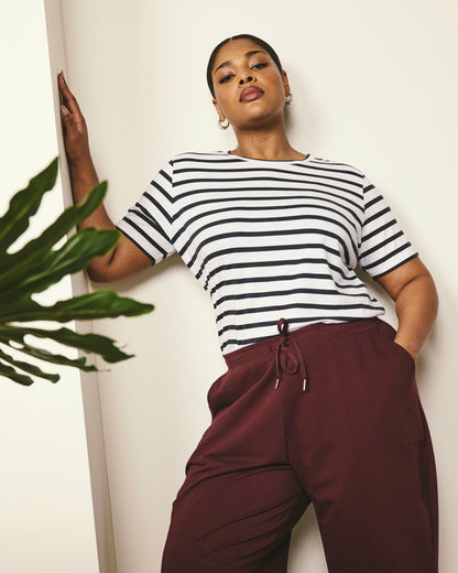 Light-As-Air Tee Rex - Zen Stripe | Universal Standard