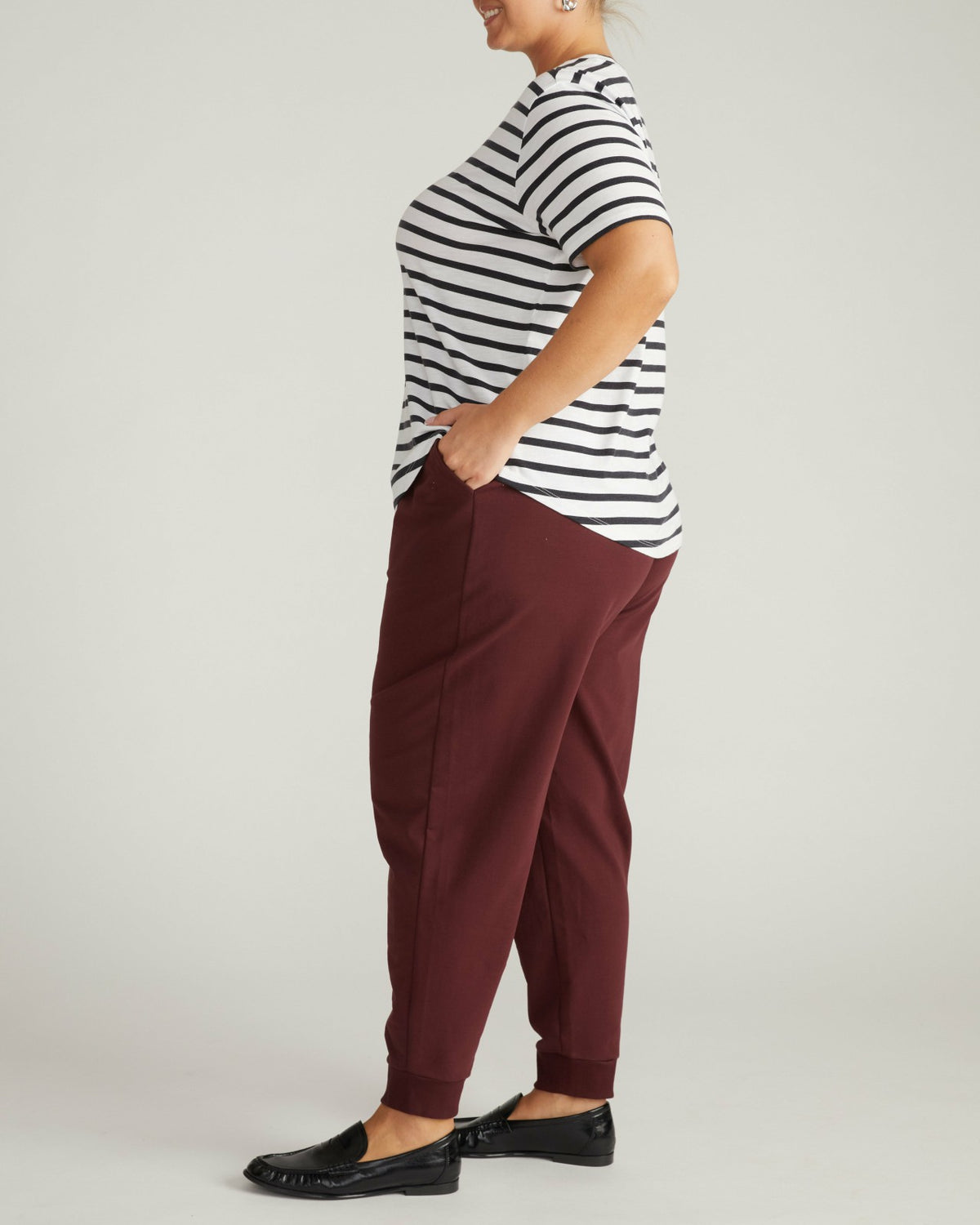 Light-As-Air Tee Rex - Zen Stripe | Universal Standard