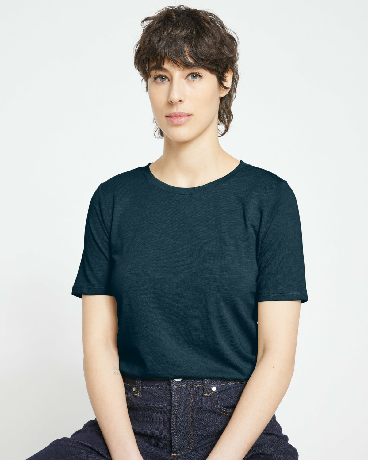 Light-As-Air Tee Rex - Deep Sea | Universal Standard