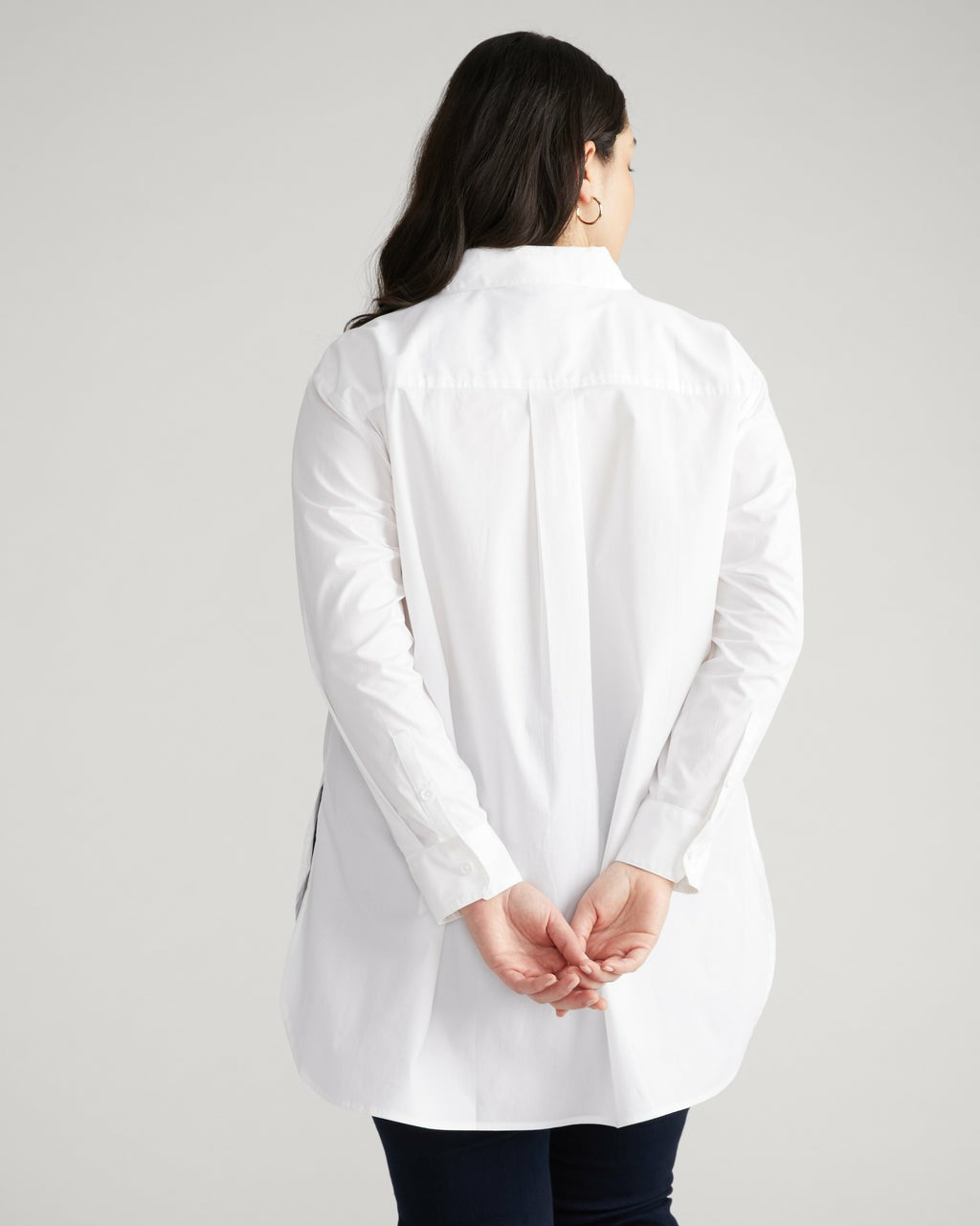 The Artist Poplin Shirt - White | Universal Standard