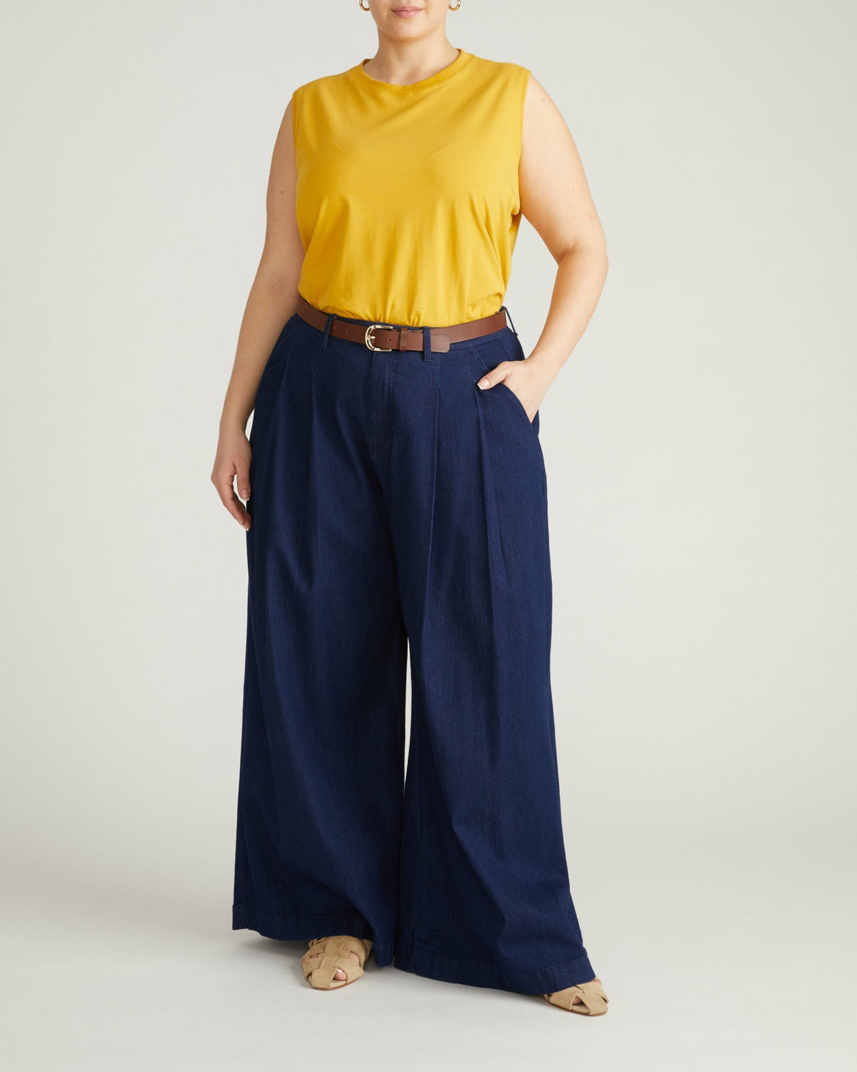Patti Muscle Tank - Goldenrod | Universal Standard