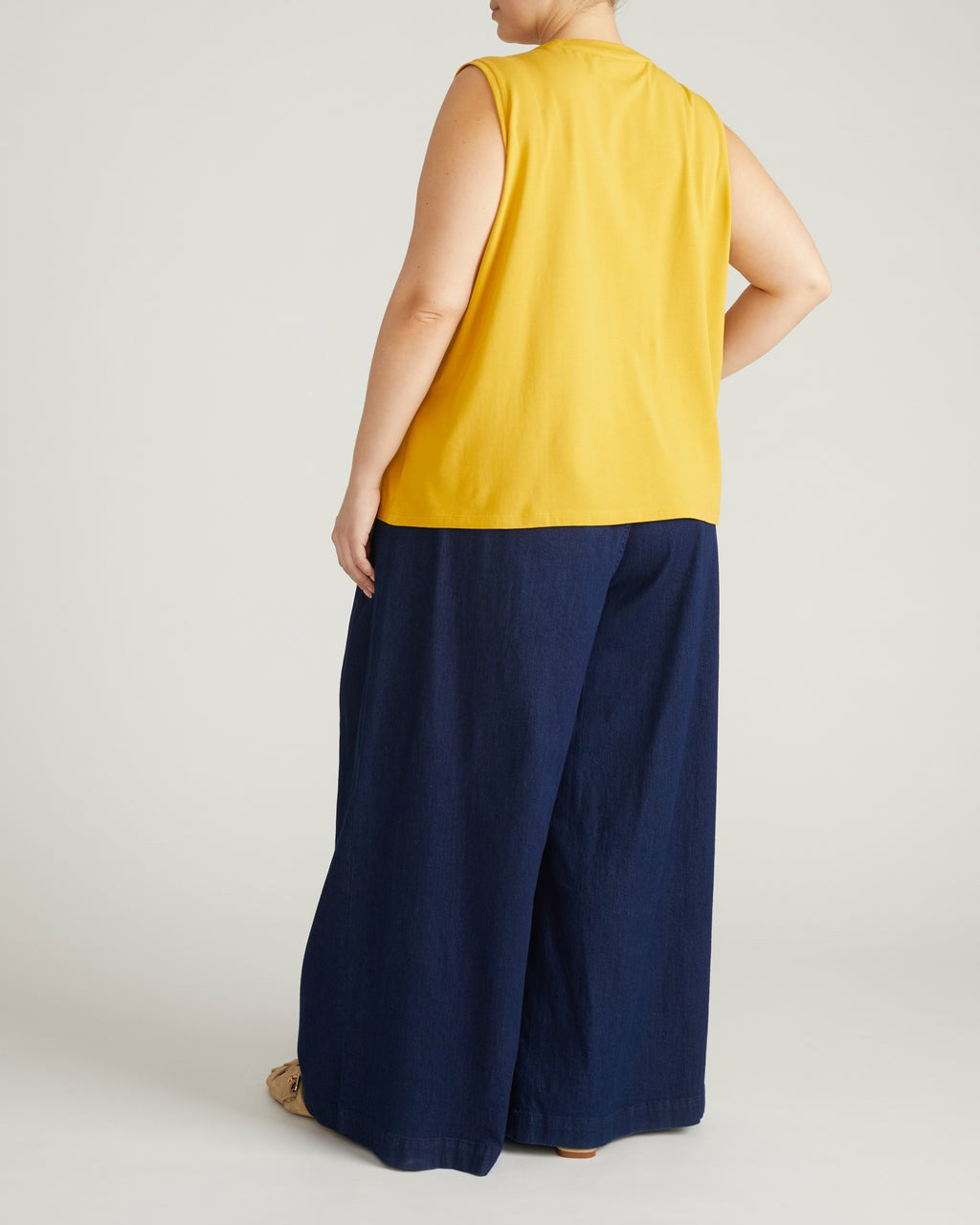 Patti Muscle Tank - Goldenrod | Universal Standard