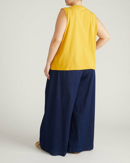 Patti Muscle Tank - Goldenrod | Universal Standard