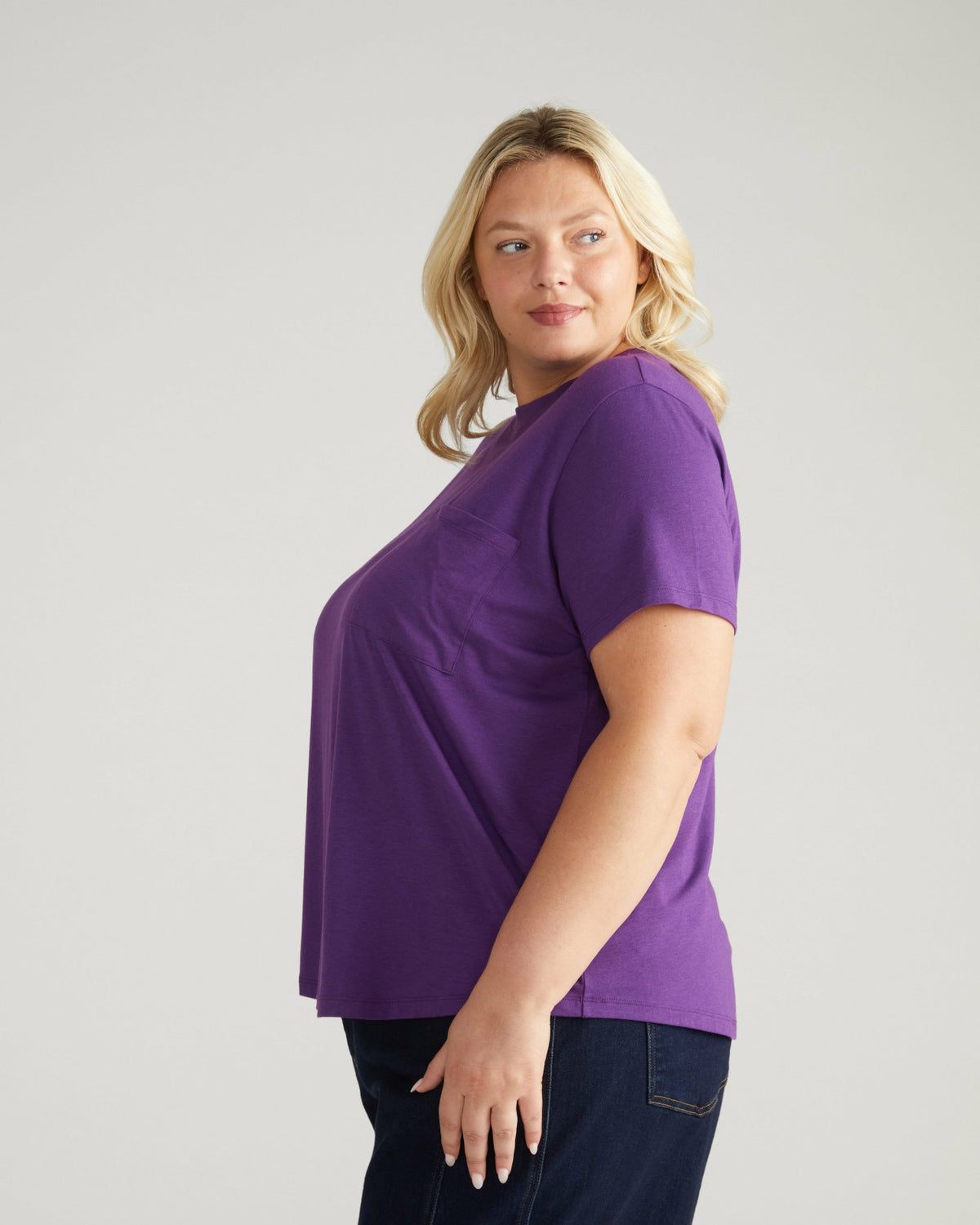 Garcon Tee - Grape | Universal Standard