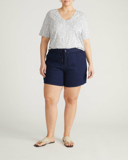Light-As-Air V Rex - Faded Print | Universal Standard